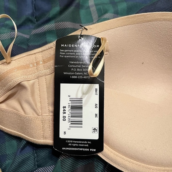 NWT Maidenform Womens Custom Lift Strapless Underwire Bra 36C - Picture 6 of 7